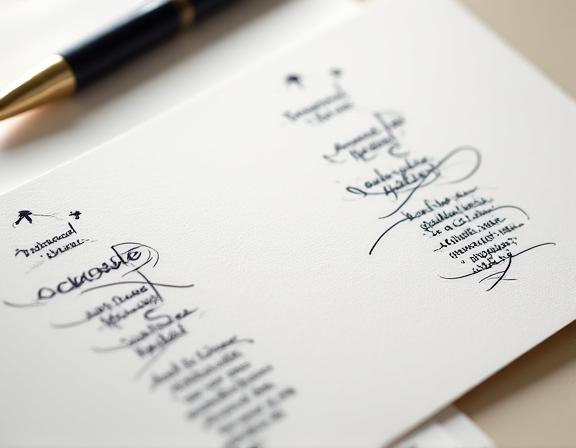Personalizované luxusné písomnosti